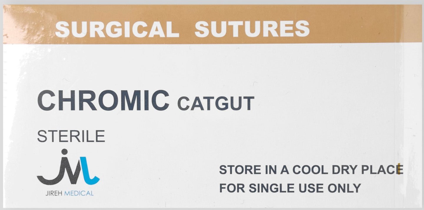 SUTURA CATGUT CRÓMICO 2/0