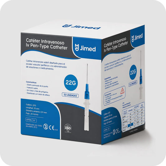 CATÉTER INTRAVENOSO 22G